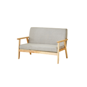 Nouveau design de canapé en bois trois places de style européen pour canapé en tissu de salon fabriqué en Indonésie - Product Image 1