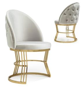 <span class=keywords><strong>Chaise</strong></span> de Restaurant en acier inoxydable doré de haute qualité, <span class=keywords><strong>chaise</strong></span> de salle à manger de luxe en velours pour hôtel Restaurant maison - Product Image 1