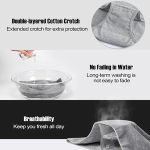 Culottes taille haute en tricot brodé, écologiques, respirantes, confortables pour tous les jours, fabrication en usine - Product Image 3