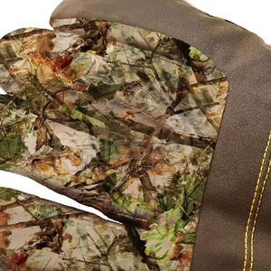 Gants de chasse en cuir légers pour hommes - Respirants, anti-humidité, fermeture auto-agrippante, design à doigts complets pour la chasse en extérieur - Product Image 2