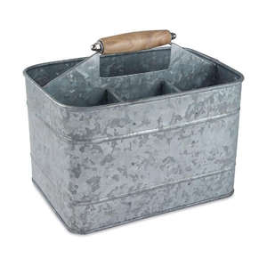 Soporte para cubiertos de hierro galvanizado de metal para interior y exterior, soporte para cubiertos y servilletero, organización de almacenamiento de cocina para el hogar - Product Image 2