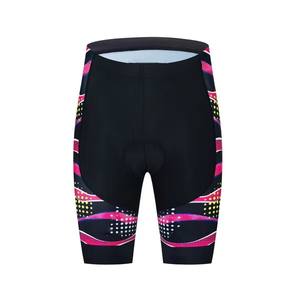 Pantalones Cortos de Ciclismo Ultra Transpirables de Secado Rápido y Alta Elasticidad con Estampado de Ondas Vibrantes para Ciclismo de Carretera, Montaña y Fitness al Aire Libre - Product Image 3
