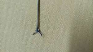Instrumentos para Cirugía Ósea: Pinza de Agarre Tipo Cocodrilo Flexible Laparoscópica de Acero Inoxidable 5FR X60cm, Set de Instrumentos Eléctricos - Product Image 3