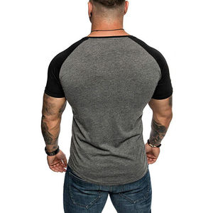 Men Casual Training T-Shirt Fitness american sleeves <b>tshirts</b> two colours tee shirts wholesale bulk prize <b>tshirts</b> order - Product Image 5