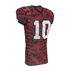 Uniforme de football américain léger de haute qualité avec manches courtes Impression de logo personnalisé Caractéristique respirante - Product Image 2