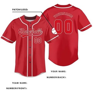 Uniforme de Béisbol Personalizado, 100% Poliéster, Transpirable, Absorbente de Humedad, Bordado, Impresión Digital, Elástico en Cuatro Direcciones, Logotipos Personalizados - Product Image 5