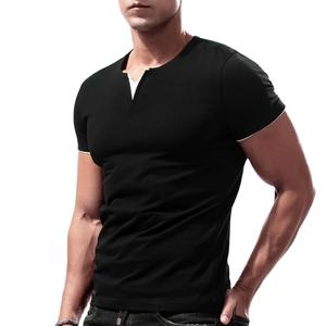 เสื้อยืดผู้ชายดีไซน์ใหม่ ผ้าฝ้ายแท้ เนื้อหนา คอกลม แขนสั้น แบบสามเข็ม - Product Image 2