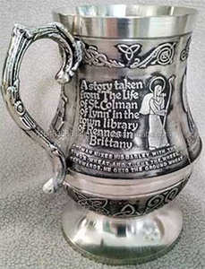 Brass Embossed Design Medieval <b>Mug</b> for Drinking Ware New Brass <b>Mug</b> Latest Medieval Tankard <b>Mug</b> in Wholesale Price New Medieval - Product Image 5