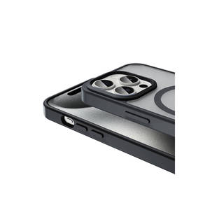 เน็ตซี่ ซาฟา ซิโอเคสสำหรับไอโฟน 15 โปรสำหรับแม็กเซฟ คอมแพติเบิล แมท แบล็คฝาหลังสีดำป้องกันโทรศัพท์สำหรับ 13 โปรแม็กซ์พลัส - Product Image 5