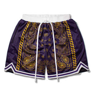 High Quality Breathable Poly Mesh Quick Dry Basketball <b>Shorts</b> Customized Sportswear Factory Made <b>Men</b> Chicago Basketball <b>Shorts</b> - Product Image 3