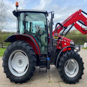 Tracteur agricole à roues avec moteur diesel 35-140HP, entraînement 4x4 pour terrains agricoles variés, moteur de boîte de vitesse, composants utilisés - Product Image 6