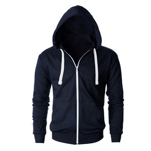 Sweat à capuche zippé pour femme basique veste à capuche légère à manches longues coupe ample sweats minces avec poches sweats à capuche zippés - Product Image 2