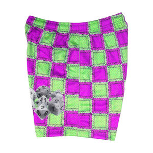 Short en maille de sublimation unisexe à séchage rapide de haute qualité pour hommes méthode de tissage non tissé à motif solide - Product Image 3