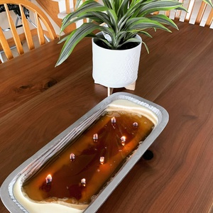 100%Natural Eco-Friendly <b>Large</b> Rectangular Mango Wood Gun Metal Antique Vintage Carved Luxury Home Decor Empty <b>Candle</b> Dough Bowl - Product Image 5