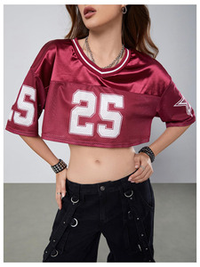 Camiseta de fútbol americano 100% poliéster, malla transpirable, OEM, disponible en todas las tallas, camisetas de fútbol americano de alta calidad. - Product Image 3