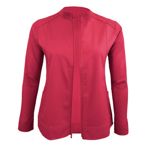 Mangas elásticas antiarrugas para cuidado de la salud, elegante chaqueta médica de talla grande con cremallera inoxidable, conjuntos de uniformes de enfermería, Unisex - Product Image 4