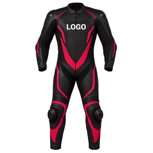 Traje de carreras de motos profesional de una pieza personalizado para hombres Ajuste cómodo Diseño de logotipo personalizado Motocicleta Auto Racing - Product Image 4