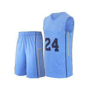 Ropa de baloncesto personalizada profesional 100% poliéster uniformes de baloncesto para jóvenes Logo Opción de talla grande kits de baloncesto personalizados - Product Image 2