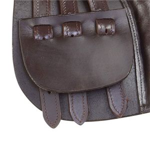 Nouveau 2025 selle d'équitation sans arbre en cuir de haute qualité Style occidental et anglais pour l'équitation - Product Image 6