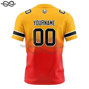 Maillot de football personnalisé en polyester à 100 % avec logo imprimé par transfert thermique, couleur personnalisée, vente en gros, offre spéciale - Product Image 3