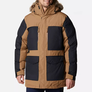 Nouveau design personnalisé veste polaire d'hiver pour hommes col montant vêtements décontractés manteaux de haute qualité rembourré hommes veste bouffante OEM - Product Image 1