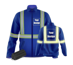 2025 OEM Hi Vis impermeable invierno cálido ropa de trabajo chaquetas reflectantes seguridad construcción chaquetas hombres ropa de seguridad reflectante - Product Image 1