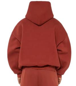 300G Proveedor de China Logotipo personalizado Sudaderas con cremallera completa para hombre Sudadera con capucha con cremallera completa para hombre Sudaderas con capucha de gran tamaño lisas en blanco de lana - Product Image 5