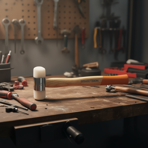 Interchangeable <b>Nylon</b> Mallets with Wooden Handle Versatile <b>Hammer</b> Design - Product Image 3