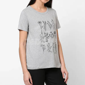 Camiseta con Logotipo Personalizado al Mejor Precio para Mujer, Algodón/Fibra de Bambú de Alta Calidad, Impresión Digital, Secado Rápido y Transpirable para Verano - Product Image 3