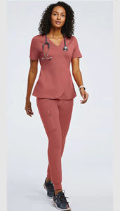 Ensemble d'uniformes de gommage en coton Polyester pour femmes | Ensembles d'uniformes de gommage pour personnel d'infirmière | Logo personnalisé - Product Image 6