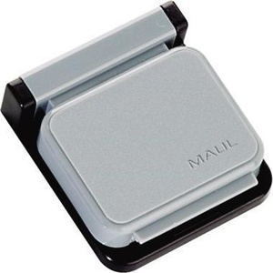 MAUL S แม่เหล็ก 3.6 X 4 ซม. (B X L) คลิปพลาสติกสีเทา 10 ชิ้น/แพ็ค - Product Image 1
