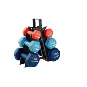Dumbbell עובד 3 קטן שכבה קטנה קומפקטית-מסגרת יד משקולת משקל אחסון פעמונים עבור פעילות גופנית כושר כושר גופני - Product Image 1