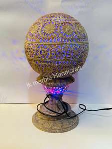 Nouvelle arrivée Bougeoir en stéatite et marbre naturel fait à la main dernière conception avec éclairage LED à bas prix pour un usage religieux - Product Image 3