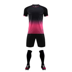 Conjunto de Fútbol Personalizado de Alta Calidad, Camiseta y Pantalones Cortos de Poliéster Transpirable para Entrenamiento y Partidos, Servicio OEM, Impresión de Nombres para Equipos - Product Image 2