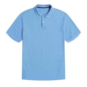 Camisas Polo de Manga Corta con Cuello Alto Personalizadas de Talla Grande para Hombre, Camisas Polo Transpirables de Color en Contraste, Servicio OEM - Product Image 5