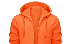 Sweat-shirts à capuche en coton pour hommes en gros 2025, fermeture éclair, logo personnalisé, haute qualité, écologique, décontracté d'hiver, polaire, anti-froissement, strass - Product Image 2