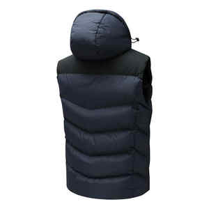 <b>Mens</b> <b>Hooded</b> <b>Gilet</b> Full Zip Warmer Lightweight Sleeveless Jackets <b>Hooded</b> Padded Puffer Sleeveless Vest for Outdoor Winter - Product Image 4