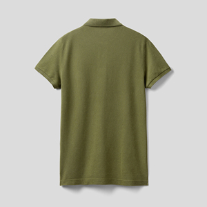 Polo de alta calidad para hombre, logotipo personalizado, transpirable, poliéster, algodón, patrón sólido, camiseta lisa, manga corta, Material de seda - Product Image 1