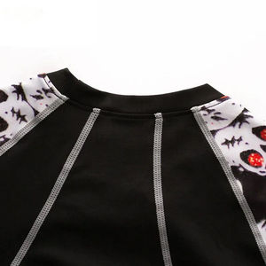 Men's High-Demand Skull Top Design Gym Rash Guard Custom Breathable High Quality Fitness Tight <b>Shirt</b> Fightwear <b>Compression</b> <b>Shirt</b> - Product Image 5