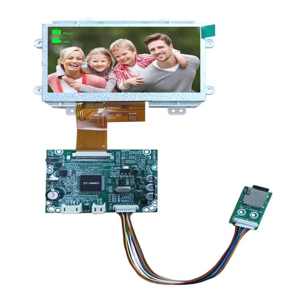 Papan Driver Pengontrol Layar Lcd TFT Pintar dengan Memori Mengambil Gambar dan Membuat Video untuk Telepon Pintu Video