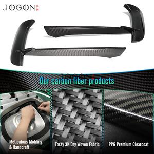 Panel Trim Splitter Bumper Depan untuk Chevrolet Corvette C8 Stingray Z51 2020-2025 Serat Karbon Asli Aksesoris Eksterior 2 PCS - Product Image 5