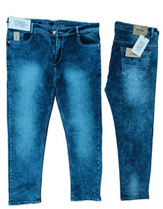 New Arrival Blue Boyzz France Premium Mens Slim Fit Herringbone Yarn Dyed <b>Denim</b> Jeans Acid Wash <b>Stretch</b> Streetwear Trousers - Product Image 4