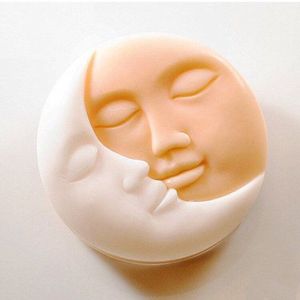 แม่พิมพ์สบู่ซิลิโคนรูปหน้าพระอาทิตย์พระจันทร์ 3 มิติ ทำมือ แบบแข็ง - Product Image 1