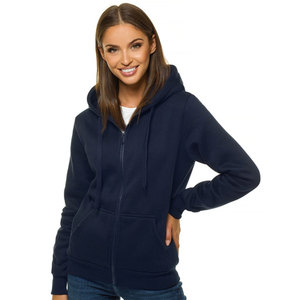 Sudadera con capucha y cremallera unisex personalizada, sudadera ajustada de algodón polar con cremallera completa de gran tamaño, Sudadera con capucha de invierno frontal con serigrafía - Product Image 1