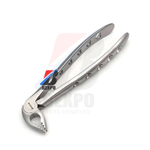 Dentaire chirurgical #13 Pince à extraction douce Manuel 4.5mm Mâchoire inférieure Dentiste Dents Pince Acier - Product Image 4