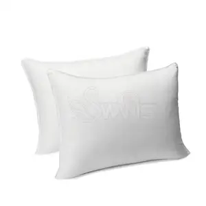 Hotel High Weight Filling Custom Size Cotton Bed Pillows Wholesale Price Pillow For Online Sale