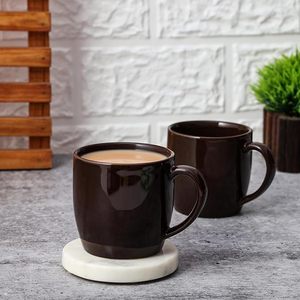 Tasse en céramique artisanale, look élégant pour les boissons quotidiennes à bas prix, tasse en céramique simple pour un usage domestique, idéale pour les boissons chaudes - Product Image 2