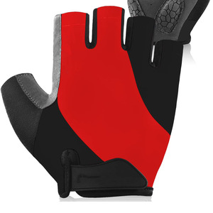 Buen diseño Levantamiento de pesas Transpirable Antideslizante Guantes de medio dedo Durable Mano Ciclismo Fitness Guantes de gimnasio de protección - Product Image 1