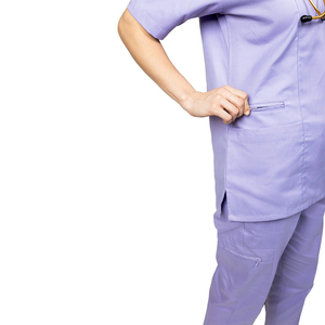 Ensemble de vêtements d'hôpital pour infirmière avec conception extensible à haute durabilité et entretien facile pour un usage quotidien - Product Image 3
