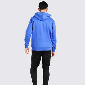 Vêtements de rue à capuche pour hommes de marque privée personnalisés Vente en gros de vêtements imprimés numériques de couleur pure Saison d'hiver Teint en couleur unie - Product Image 2